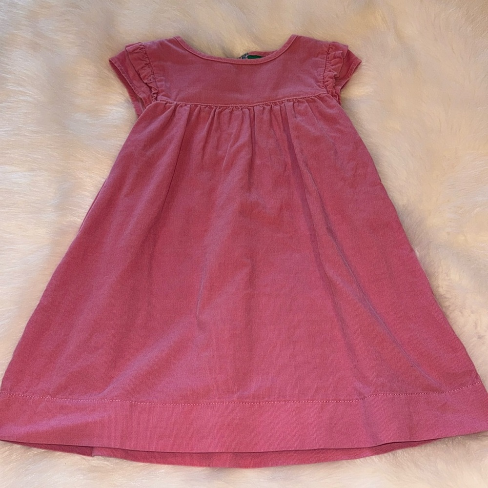 Mini Boden easy everyday dress in pink. Size 5-6